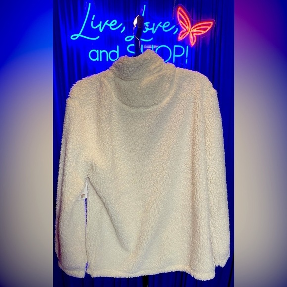 🐺 M: UofM Port Authority® Cozy 1/4-Zip Fleece, Unisex. NWT 🐺 - Picture 5 of 6